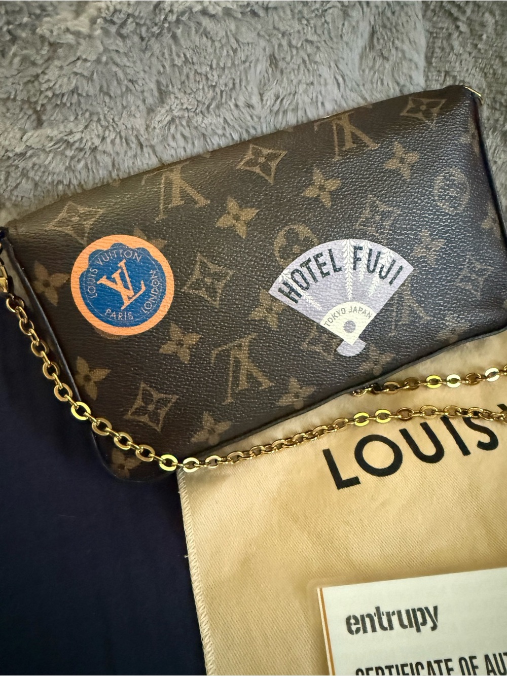 /traded/💯 Louis Vuitton Felicie ‘My LV World Tour’ Pochette - Picture 6 of 11